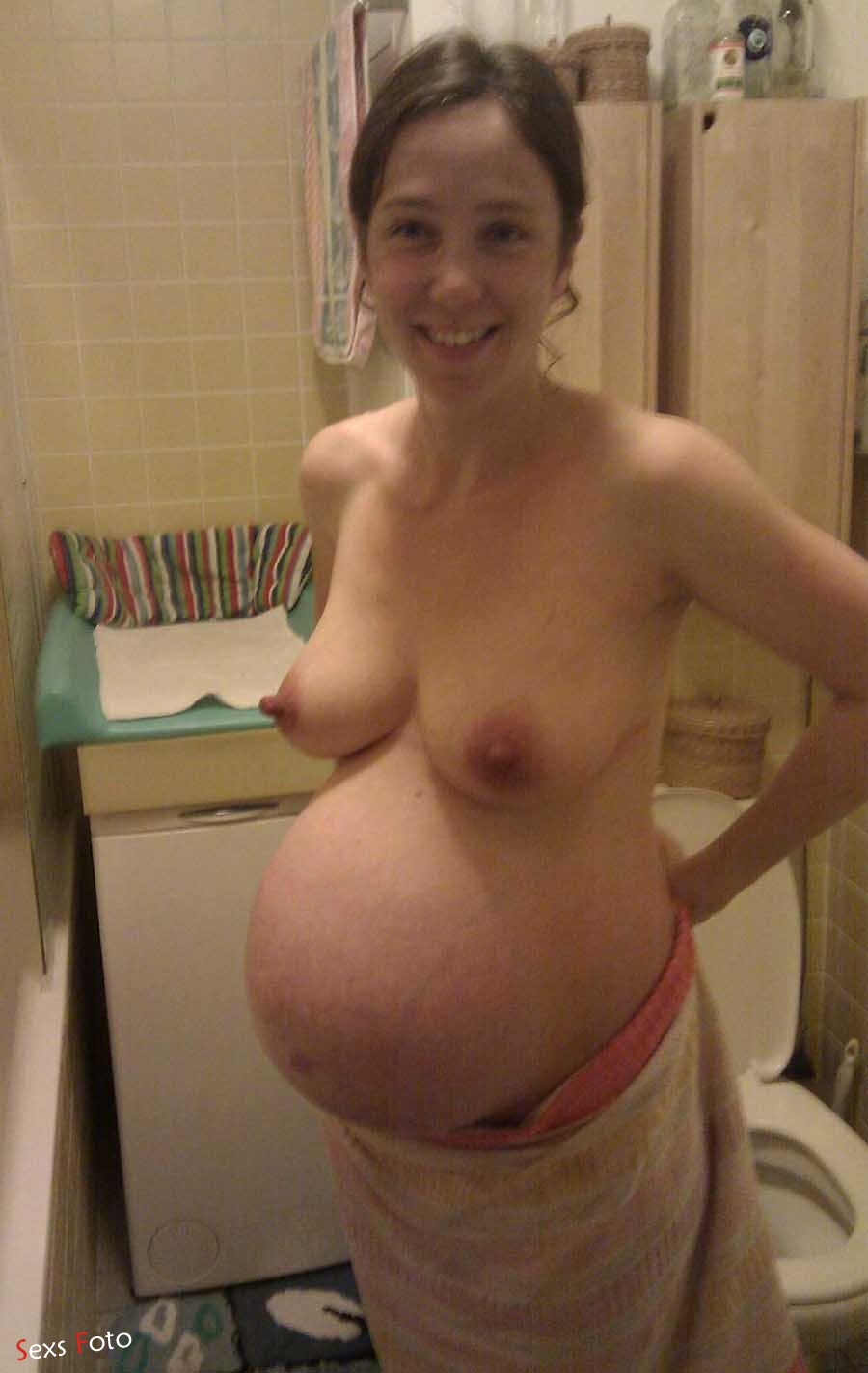 Домашнее фото голой беременной девушки (12 фото)